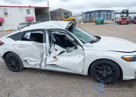 2025 Honda Civic Sedan Sport из США, поврежденный, VIN 19XFL2H85SE018415